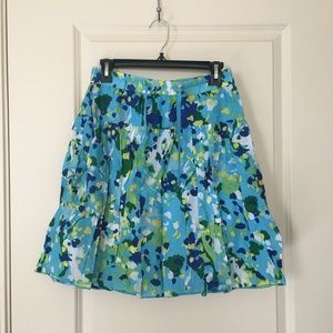 Old Navy Watercolor Pattern Cotton Skirt